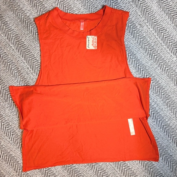 Free People Movement | Athletic Shirt in Orange | Sz M - Picture 6 of 6
